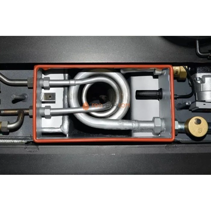 Отопительная печь Klover BI-FIRE MID (охра)