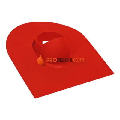 Проходной элемент трубы вентиляции, мягкая кровля, красный