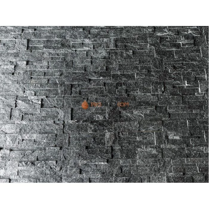 Панель Модерн Кварцит Чёрный (350х180мм) упак. (6шт/0,378м2)