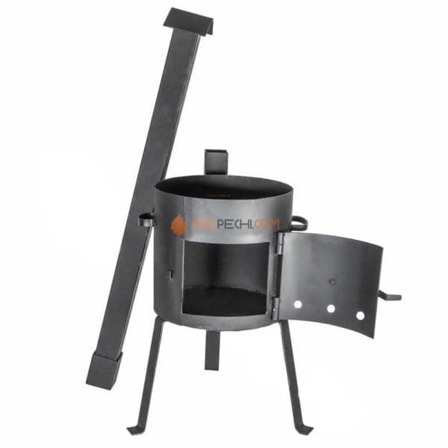 Печь под казан 8-10 л, с трубой, сталь 2мм