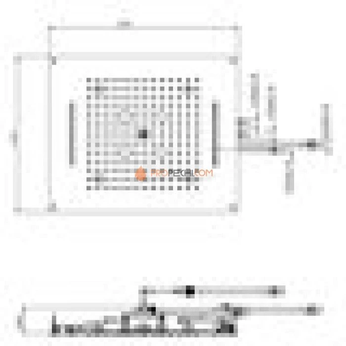 Хромированный Потолочный элемент для душа впечатлений WDT 4 программы (Тропический дождь, Водопад, Моросящий дождь, Каскад)