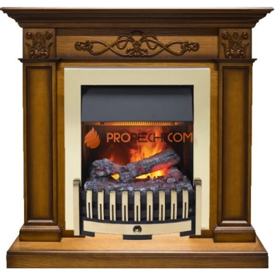 Каминокомплект Dimplex Verona - Дуб антик с очагом Danville Brass FB2