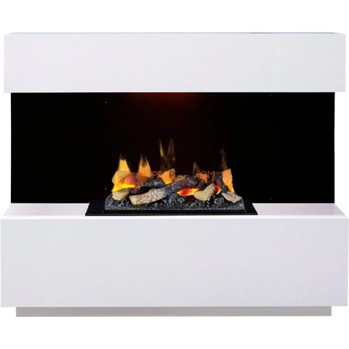 Каминокомплект Dimplex Kyoto - Белый с очагом Cassette 400 LNH-INT (с дровами)