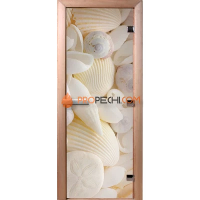 Дверь для бани DoorWood Фотопечать А099, 1900x600 мм