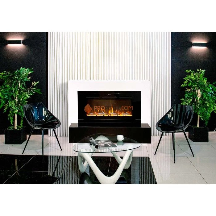 Каминокомплект Royal Flame Stockholm - Белый с очагом Crystal 40 RF