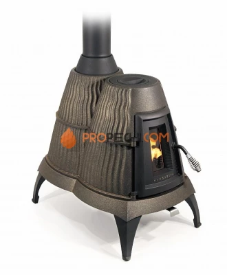 Печь отопительная Термофор (TMF) Мангазея черная бронза