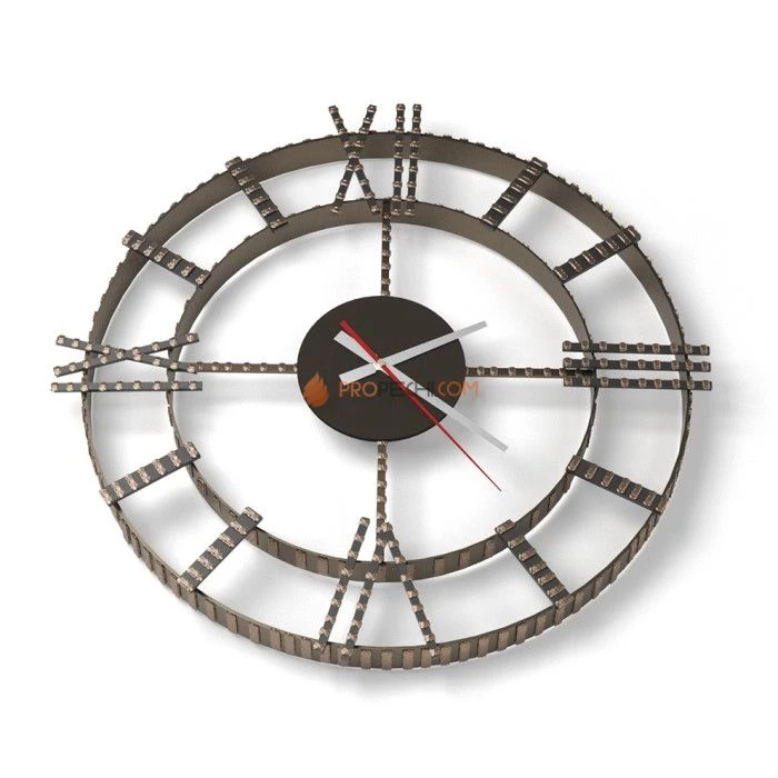 Часы кованные Везувий 2B