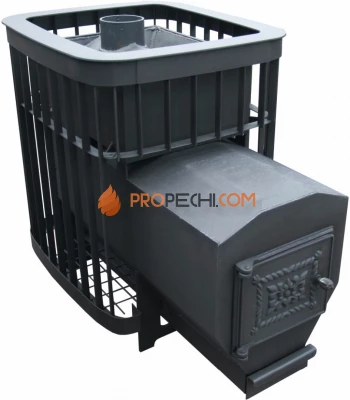 Печь банная Варвара Каменка, удлиненная топка