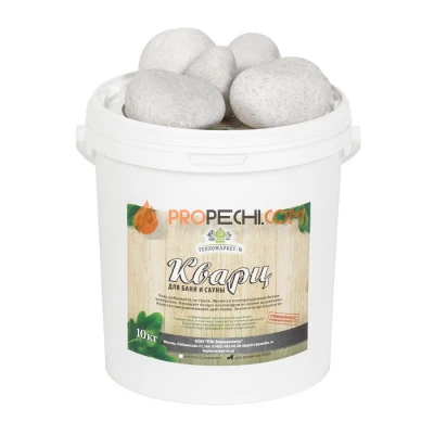 Камни Кварц шлифованный для дровяных печей