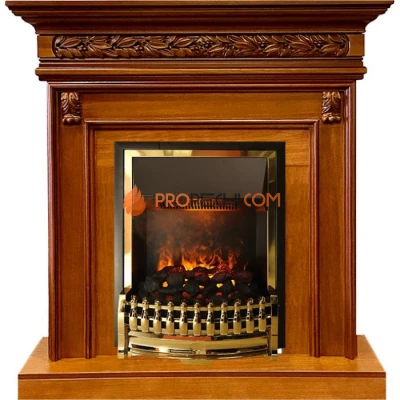 Каминокомплект Dimplex Valletta - Орех с очагом Atherton