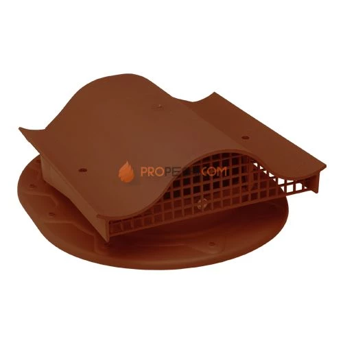 Аэратор для фальцевой кровли коричневый