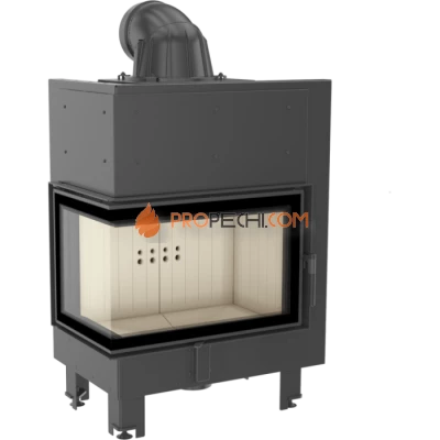 Каминная топка Kratki MBM/L/BS/SG (гнутое стекло слева) (10 кВт)