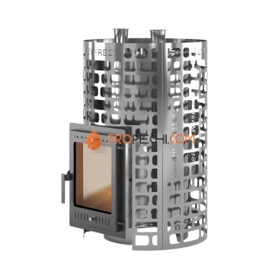 Дровяная печь для бани Эверест Steam Master 38 INOX (320M) б/в