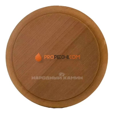 Вент. тарельчатый клапан Хозяин дачи Thermo Wood (термированная липа) D=100