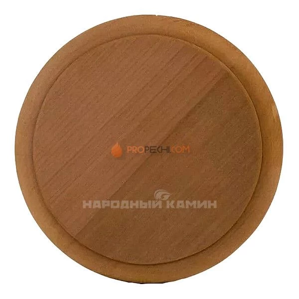 Вент. тарельчатый клапан Хозяин дачи Thermo Wood (термированная липа) D=100