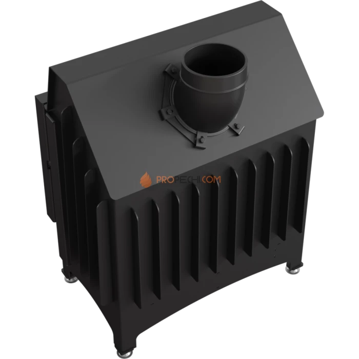 Каминная топка стальная Kratki Zibi/L/BS (угловое стекло слева) (11 кВт)