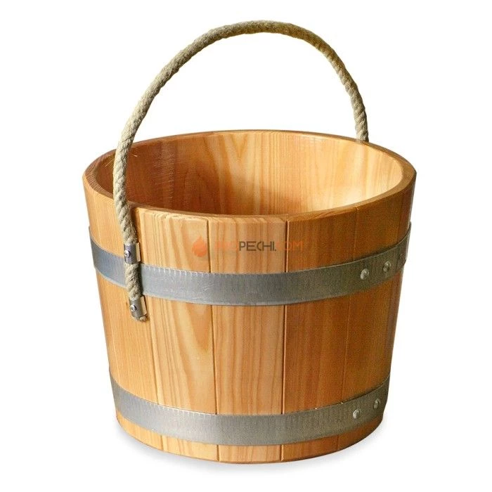 Деревянная бадья Blumenberg 5л с веревкой (лиственница)