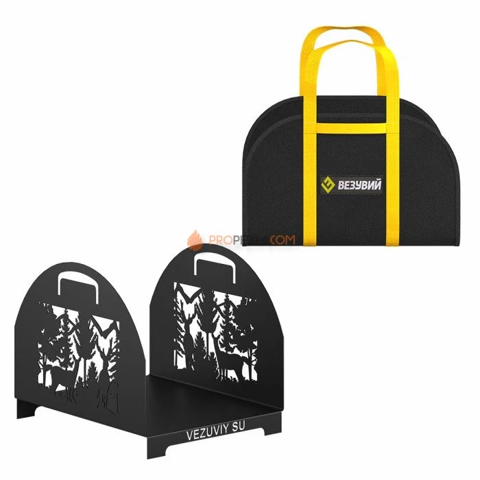 Дровница Везувий Русский Лес D430В