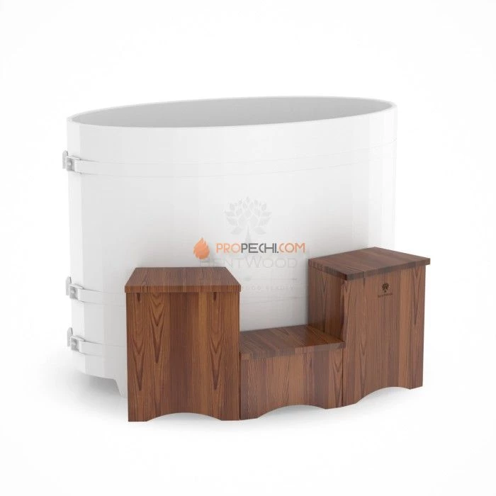 Подиум 1 из мореной лиственницы для купели