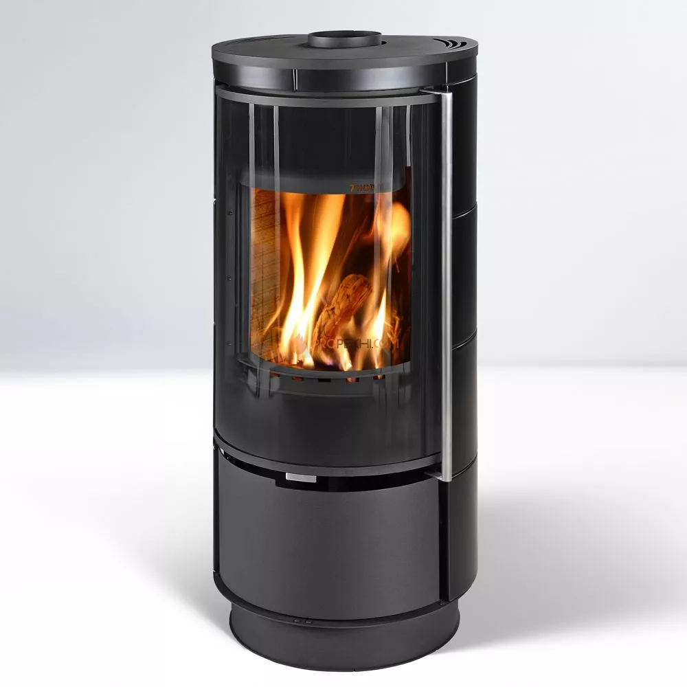 Печь-камин Thorma ANDORRA Extra Ceramic, черная