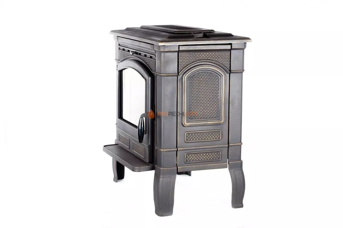 Печь-камин Fireway Gunter патина бронза