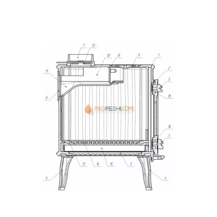 Печь-камин Атмосфера Маэстро