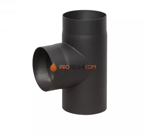 Тройник черный КПД 90* d180 2 мм