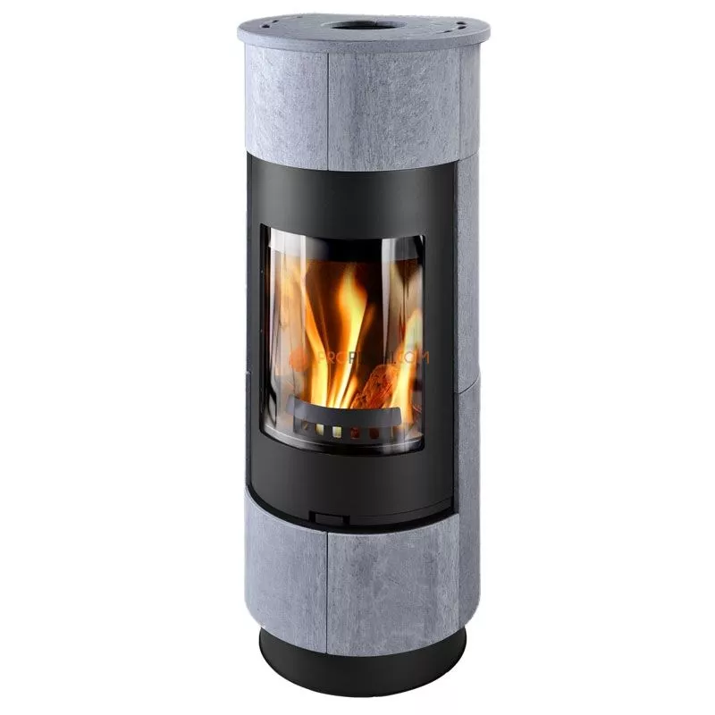 Печь-камин Thorma Cadiz, черный/serpentino