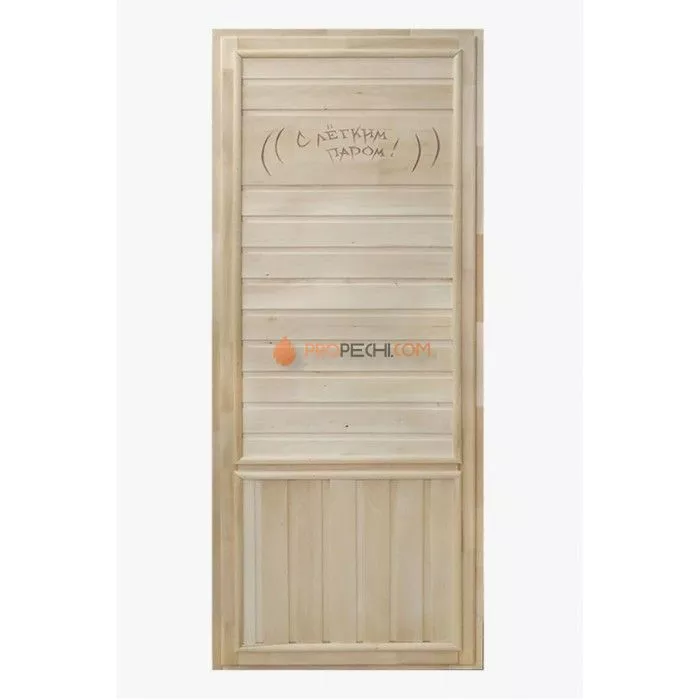 Дверь для бани DoorWood деревянная Вагонка эконом (1850x750 мм)