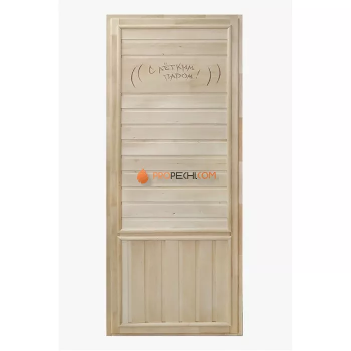 Дверь для бани DoorWood деревянная Вагонка эконом (1850x750 мм)