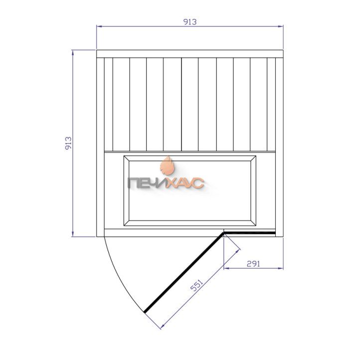 Инфракрасная сауна Tylo Tylosand INFRA CABIN T810H GREY