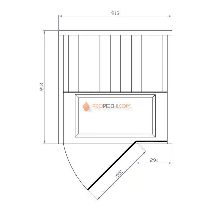 Инфракрасная сауна Tylo Tylosand INFRA CABIN T810H BLACK