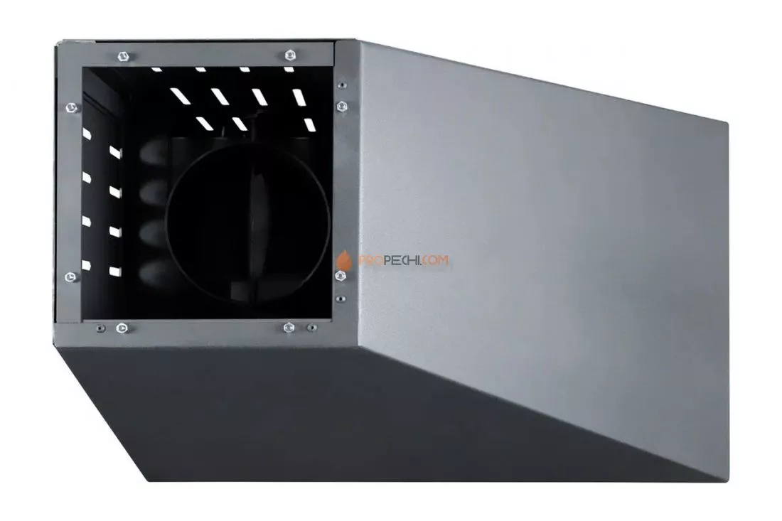 Камин ЭкоКамин Прага Угловая Правый белый шамот