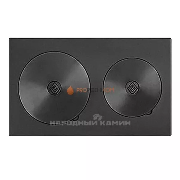 Везувий Плита двухконфорочная 3В 584х344 мм