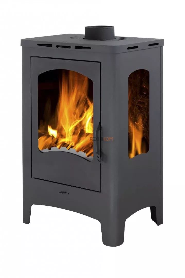 Печь-камин ЭкоКамин Бавария Панорама пристенная