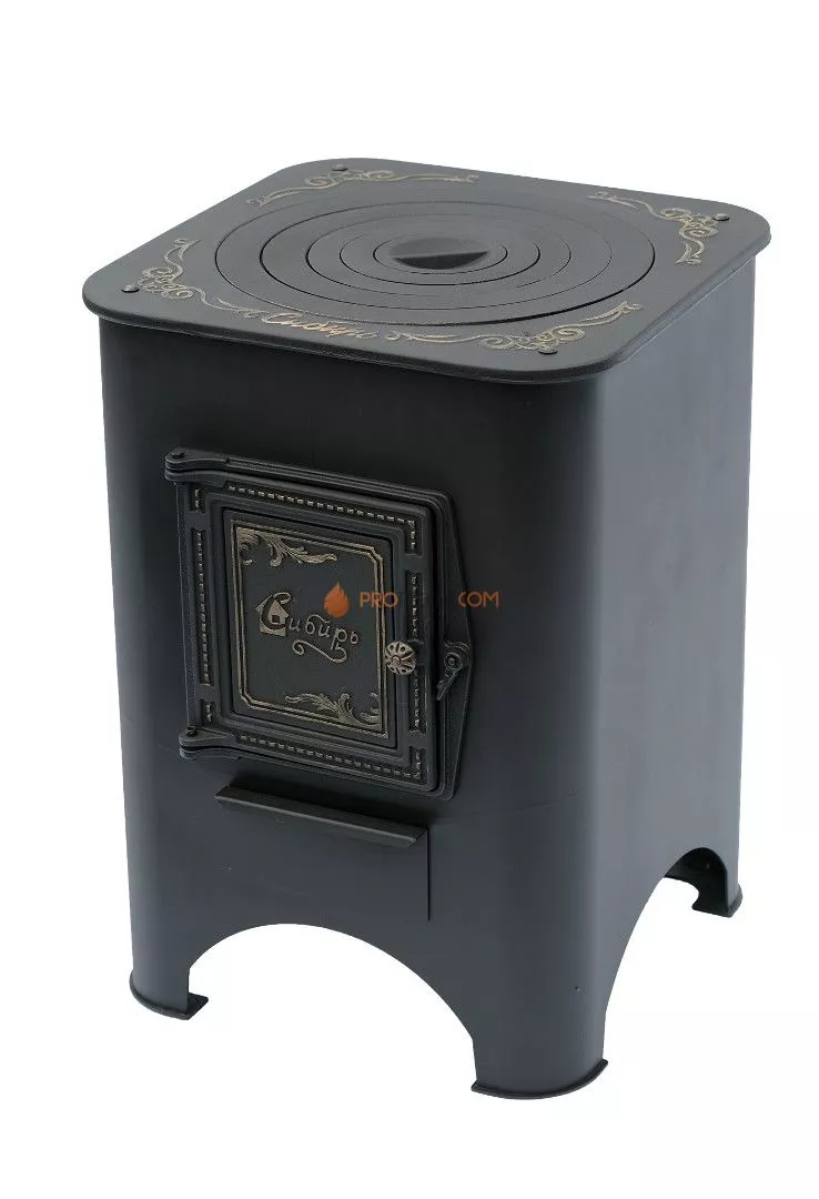 Печь под казан НМК Сибирь с чугунной плитой и дверцей