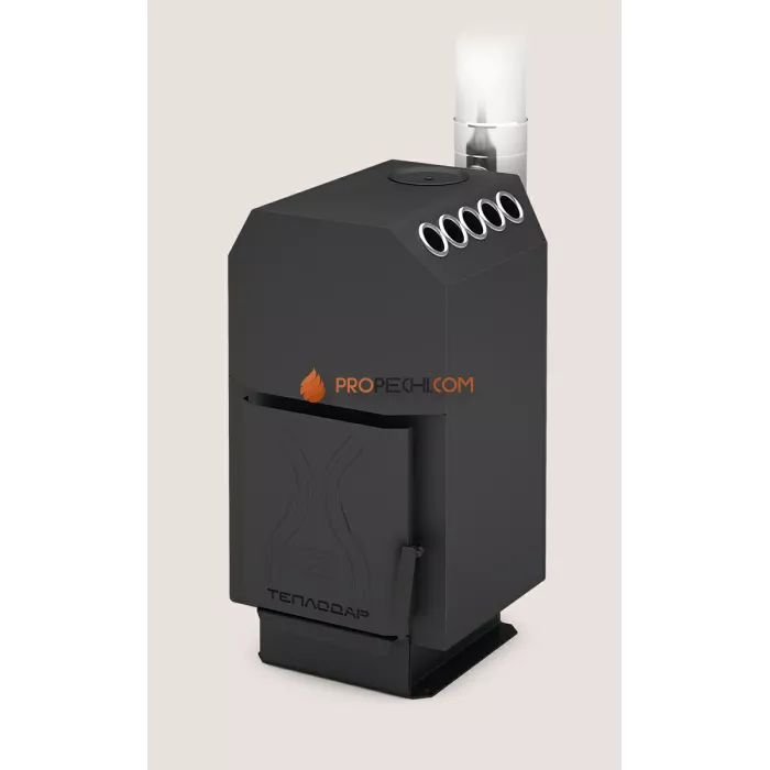 Отопительная печь Теплодар ТОП-модель-140 со стальной дверцей