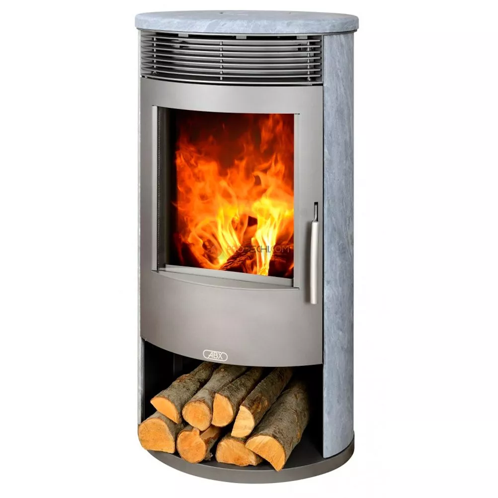Печь-камин ABX Tartu 5 серая талькохлорит