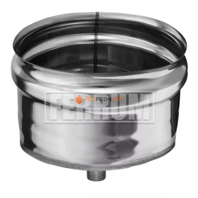 Конденсатоотвод для трубы, толщина стали 0.5 мм, Ø110 внешний