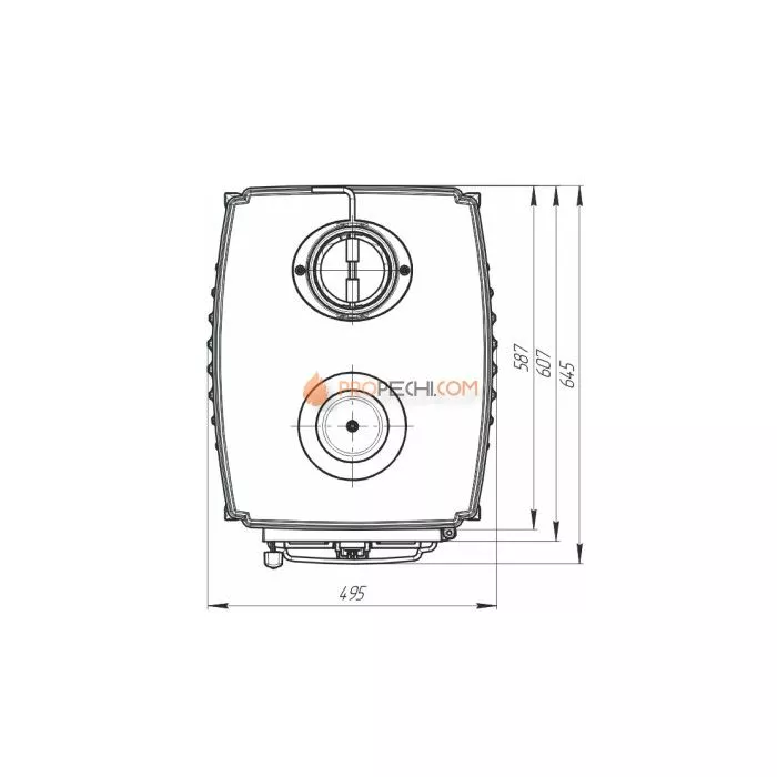 Печь-камин Атмосфера Маэстро