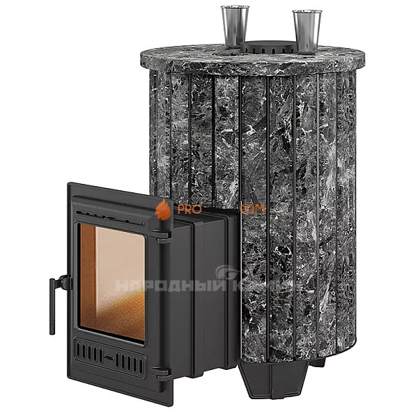 Печь для бани Эверест Steam Master 30 Чугун Ламель Пироксенит