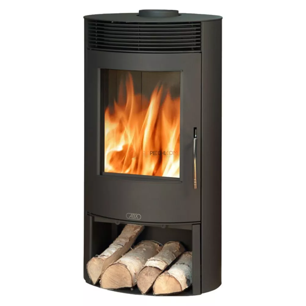 Печь-камин ABX Tartu 5 черная сталь