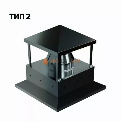 Комплект керамического дымохода КераСтиль УНИВЕРСАЛ® D = 200, H = 4 метра, с верхним комплектом (верхний комплект ТИП 2)