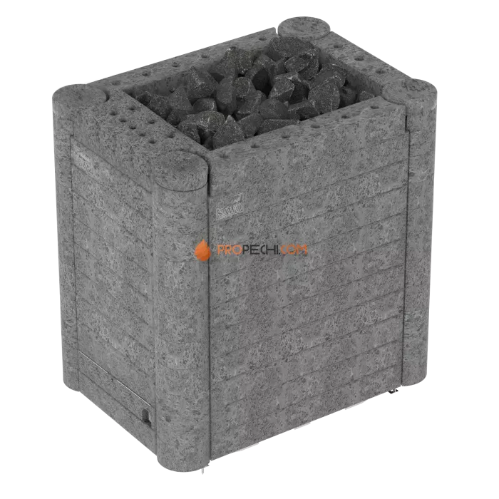 Электрическая печь SAWO NIMBUS COMBI NIMC-180NS-P-A, талькохлорит 18 кВт (встр. парогенератор с автодоливом, пульт и блок мощности докупаются отдельно)