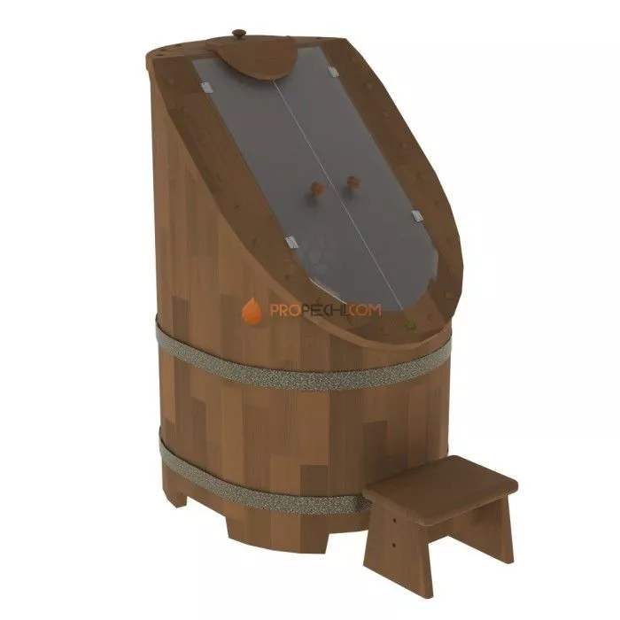 Фитобочка BentWood со стеклом Сращенная цвет Орех