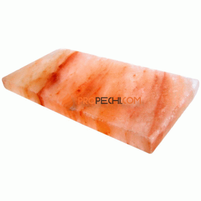 Соляная плитка шлифованная 200х100х25 мм