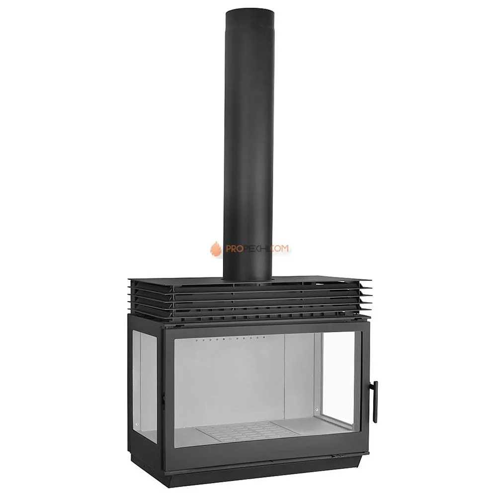 Печь-камин Liseo Castiron LCI 9 GLR Wall, два боковых стекла