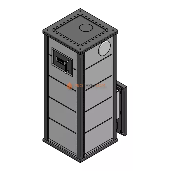 Газовая печь для бани Klover RT 20-RV 310S ( Талькомагнезит Радиатор )