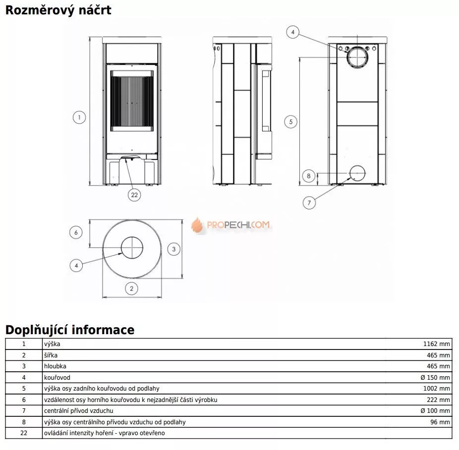 Печь-камин ABX Vigo черная