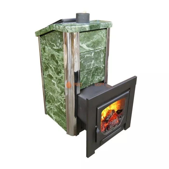 Дровяная печь для бани Варвара ТЕРМА Сказка Змеевик (до 24 куб.м)